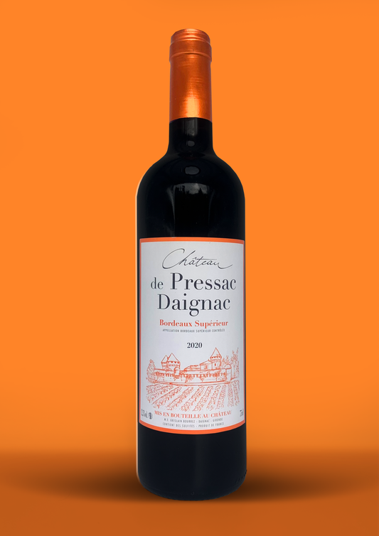 Bouteille Bordeaux Supérieur 2020, Château Pressac Daignac